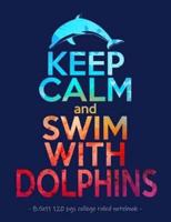 Keep Calm & Swim With Dolphins