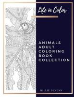 Animals Adult Coloring Book Collection