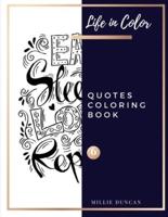 QUOTES COLORING BOOK (Book 6)
