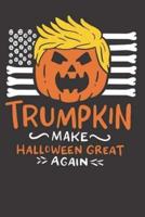 Halloween Trumpkin Patriotic Notebook Journal