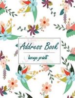 Address Book Large Print
