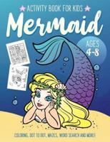 Mermaid Activity Book for Kids Ages 4-8