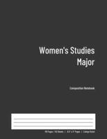 Women's Studies Major Composition Notebook