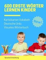 600 Erste Wörter Lernen Kinder Karteikarten Vokabeln Deutsche Urdu Visuales Wörterbuch