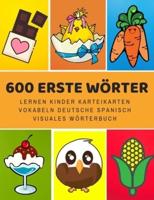 600 Erste Wörter Lernen Kinder Karteikarten Vokabeln Deutsche Spanisch Visuales Wörterbuch