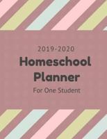 2019-2020 Homeschool Planner for One Student