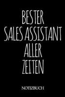 Bester Sales Assistent Aller Zeiten Notizbuch