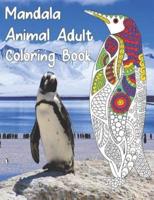 Mandala Animal Adult Coloring Book