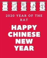 2020 Year of The Rat Happy Chinese New Year