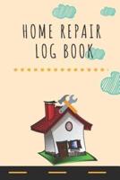 Home Repair Log Book