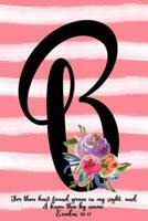 Monogram B Notebook