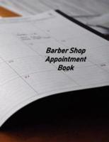 Barber Shop Appointment Book