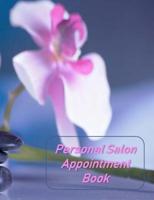Personal Salon Appointment Book