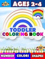 Toddler Coloring Books Numbers Colors Shapes
