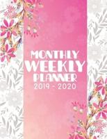 Monthly Weekly Planner 2019-2020