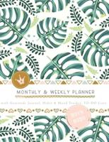Monthly & Weekly Planner 2019 - 2020 With Gratitude Journal, Habit & Mood Tracker, TO-DO Lists