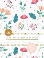 Monthly & Weekly Planner 2019 - 2020 With Gratitude Journal, Habit & Mood Tracker, TO-DO Lists