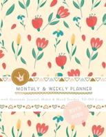 Monthly & Weekly Planner 2019 - 2020 With Gratitude Journal, Habit & Mood Tracker, TO-DO Lists