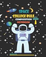 Space College Rule Composition Notebook, Belongs To