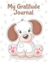Gratitude Journal For Kids-Puppy Cover 8.5" X 11" Notebook