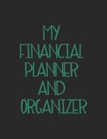 My Financial Planner and Organizer