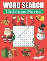 Word Search Christmas Movies: Large Print Word Find Puzzles