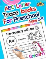 ABC Letter Trace Books for Preschool Ages 2-4