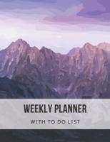 Weekly Planner With To Do List
