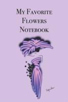 My Favorite Flowers Notebook