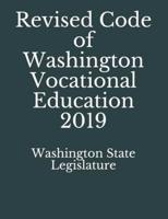 Revised Code of Washington Vocational Education 2019