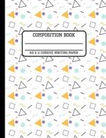 Composition Book Cursive Writing Paper