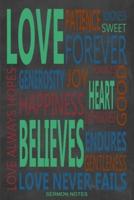 1 Corinthians 13 Love Never Fails Journal