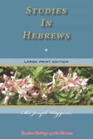 Studies In Hebrews