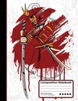 Samurai Warrior Composition Notebook