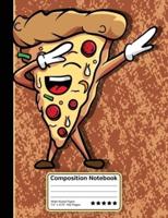 Dabbing Pizza Slice Composition Notebook