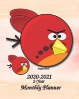 2020-2021 2-Year Monthly Planner Angry Birds