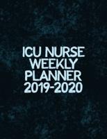 ICU Nurse Weekly Planner 2019-2020