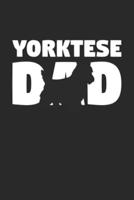 Yorktese Journal - Yorktese Notebook 'Yorktese Dad' - Gift for Dog Lovers