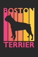 Boston Terrier Journal - Vintage Boston Terrier Notebook - Gift for Boston Terrier Lovers