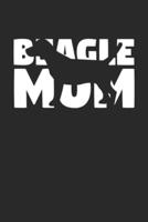 Beagle Journal - Beagle Notebook 'Beagle Mom' - Gift for Dog Lovers