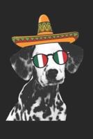 Dalmatian Journal - Dalmatian Notebook 'Cinco De Mayo' - Gift for Dalmatian Lovers