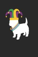 West Highland White Terrier Journal - West Highland White Terrier Notebook - Mardi Gras Gift for Dog Lovers