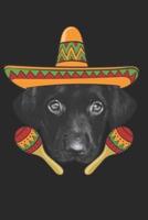 Labrador Retriever Journal - Labrador Retriever Notebook 'Cinco De Mayo' - Gift for Labrador Retriever Lovers