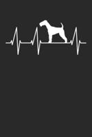 Terrier Journal - Terrier Notebook 'Dog Heartbeat' - Gift for Terrier Lovers