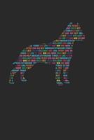 American Steffordshire Terrier Journal - American Steffordshire Terrier Notebook 'Word Cloud' - Gift for Dog Lovers