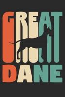 Great Dane Journal - Vintage Great Dane Notebook - Gift for Great Dane Lovers