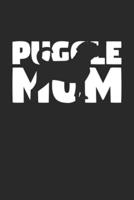 Puggle Journal - Puggle Notebook 'Puggle Mom' - Gift for Dog Lovers