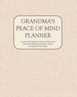 Grandma's Peace of Mind Planner