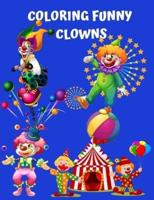 Coloring Funny Clowns