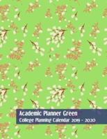 Academic Planner Green